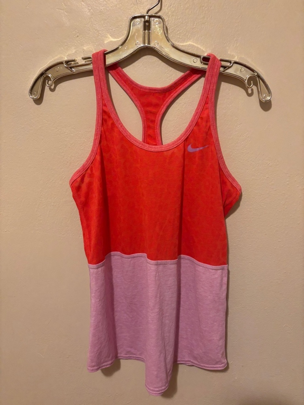 Nike Red and Pink Racerback Training Tank